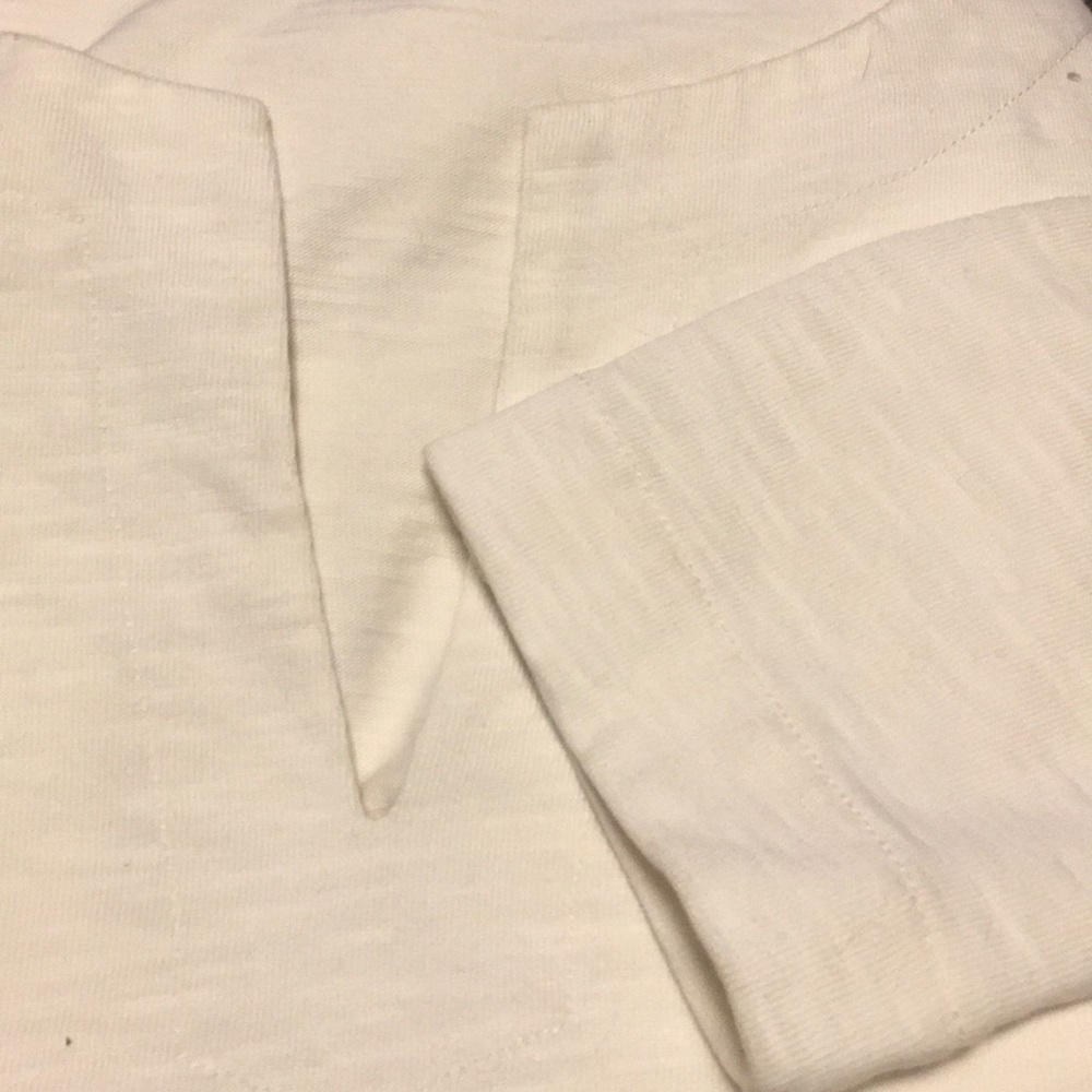 J.Crew white natural tunic dress, 3/4 sleeve - Picture 4 of 6